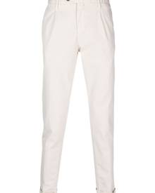 Myths logo-tag tapered trousers - Neutrals