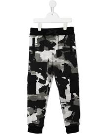 Dolce & Gabbana Kids camouflage-print track pants - Black