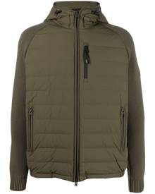 Woolrich zipped-up padded hooded jacket - Green