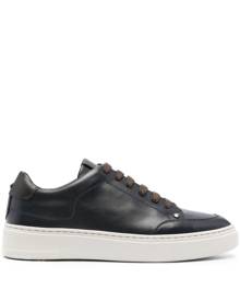 Canali two-tone lace-up sneakers - Blue
