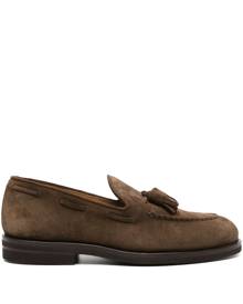 Henderson Baracco tassel-detail suede loafers - Brown