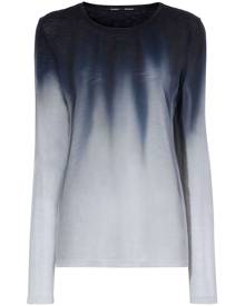 Proenza Schouler Ice Dyed longsleeved T-shirt - Blue