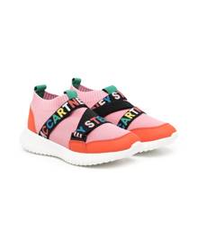 Stella McCartney Kids Kids Sock logo-tape sneakers - Pink