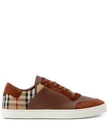 Burberry Vintage Check panelled sneakers - Brown