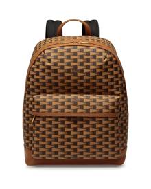 Bally Pennant leather backpack - Brown