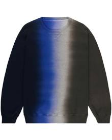 sacai tie-dye cotton sweatshirt - Black