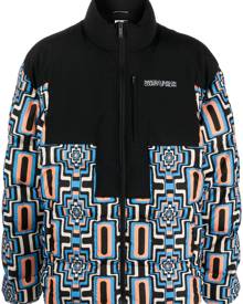 Marcelo Burlon County of Milan geometric-print quilted puffer jacket - Black