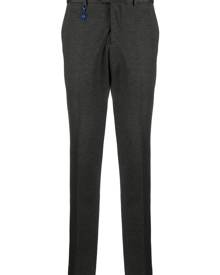 Manuel Ritz logo-charm tapered trousers - Grey