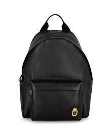 Billionaire Crest leather backpack - Black