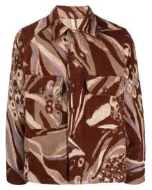 Sunflower Animal CPO shirt jacket - Brown