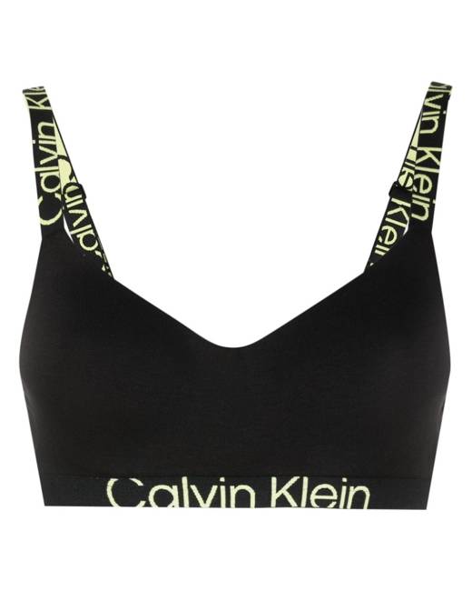 Calvin Klein Modern Cotton metallic logo lightly lined maternity bralette  in purple