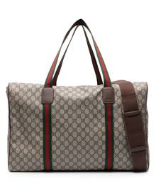 Gucci large GG Supreme duffle bag - Neutrals