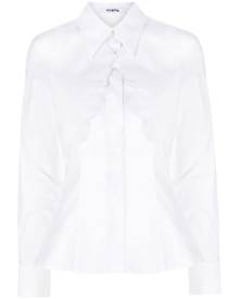 Vivetta scallop-edge poplin shirt - White
