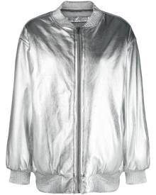 DANCASSAB Cosmo leather jacket - Silver