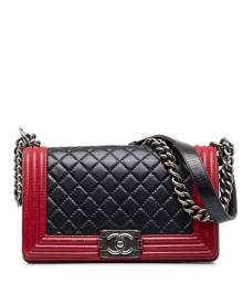 CHANEL Pre-Owned 2012-2013 Timeless line Boy Chanel shoulder bag - Black