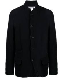 Comme Des Garçons Shirt distressed button-down jacket - Blue