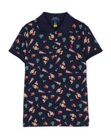 Polo Ralph Lauren Polo Bear-print polo shirt - Blue