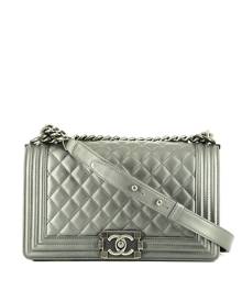 CHANEL Pre-Owned Boy Chanel shoulder bag - Grey