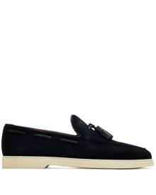 Magnanni tassel-detail suede loafers - Blue