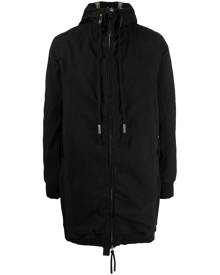 Boris Bidjan Saberi zipped hooded jacket - Black