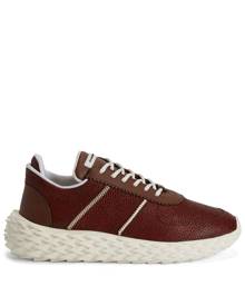 Giuseppe Zanotti Urchin panelled leather sneakers - Brown