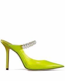 Jimmy Choo Bing 100mm stiletto mules - Yellow