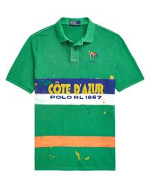 Polo Ralph Lauren Côte d'Azur-print cotton polo shirt - Green