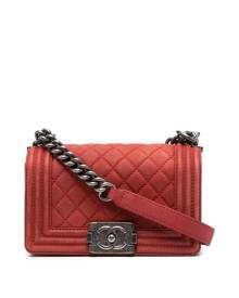 CHANEL Pre-Owned 2013-2014 Boy Chanel shoulder bag - Red