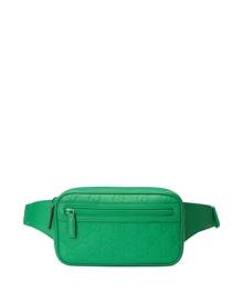 Gucci Supreme GG rubber-effect belt bag - Green