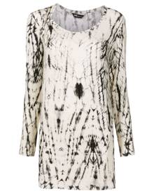Uma | Raquel Davidowicz abstract-pattern asymmetric-design top - Black