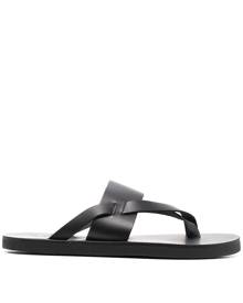 Ancient Greek Sandals Zinon cross-strap leather sandals - Black