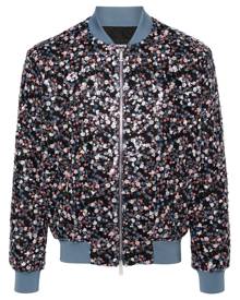 Dsquared2 Blossoms floral-embroidery sequinned jacket - Black