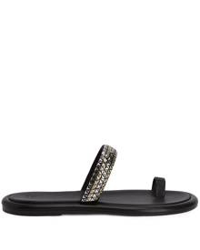 Giuseppe Zanotti Redouart stud-embellished leather sandals - Black Giuseppe Zanotti Redouart stud-embellished leather sandals - Black
