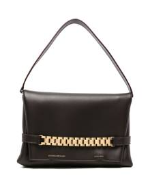 Victoria Beckham Chain Pouch leather shoulder bag - Brown