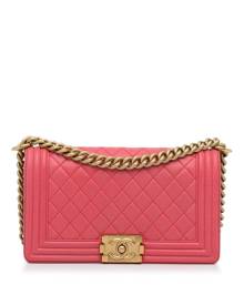 CHANEL Pre-Owned 2017-2018 medium Boy Chanel Flap shoulder bag - Pink