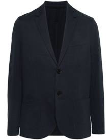 Harris Wharf London cotton-blend seersucker blazer - Blue