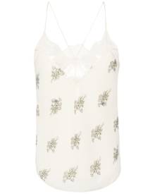 Zadig&Voltaire Christy sequin-embellished top - Neutrals