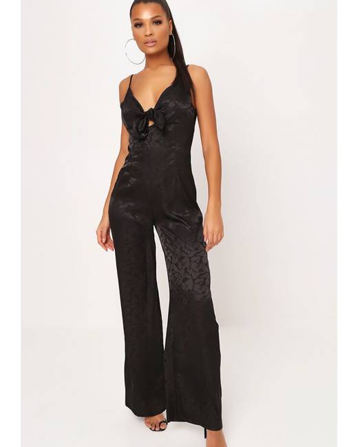 satin formal jumpsuits for women