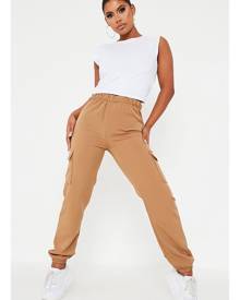 ISAWITFIRST.com Camel Utility Trouser With Side Pocket - 4 / BEIGE