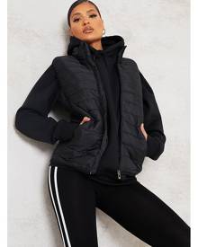 ISAWITFIRST.com Black Zip Through Gilet With Front Pockets - XS / BLACK ISAWITFIRST.com Black Zip Through Gilet With Front Pockets - XS / BLACK