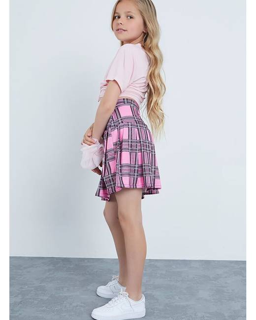 Pink Women's Skater Skirts - Clothing