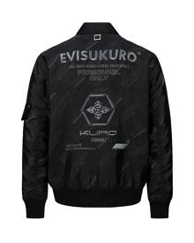 Evisu Allover Logo Print Bomber Jacket