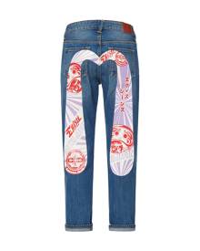 Evisu Daruma and Kamon Daicock Boyfriend Jeans