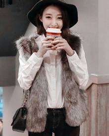 milanoo.com Milanoo Women Faux Fur Vest Camel Coat Sleeveless Faux Fur Jacket milanoo.com Milanoo Women Faux Fur Vest Camel Coat Sleeveless Faux Fur Jacket