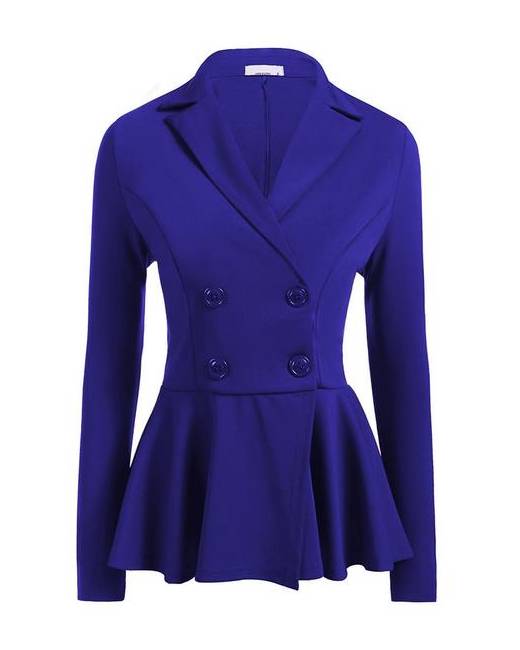 royal blue peplum jacket