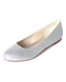 silver slip on shoes womens