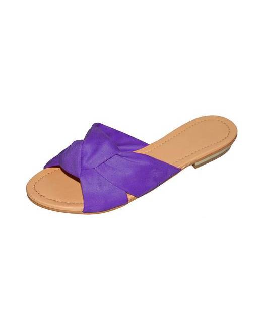 purple thong sandals