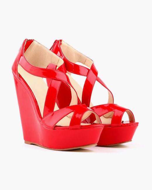 red wedge shoes canada