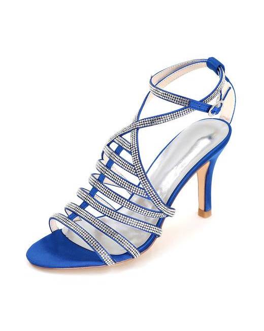 blue heel sandals Blue patent autumn winter summer work shoes women shoes Shoes Womens Shoes Sandals Gladiator & Strappy Sandals women's block heels blue heels professional heels 