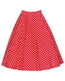 milanoo.com Vintage Short Skirt Polka Dot Print High Waisted Women Skirt